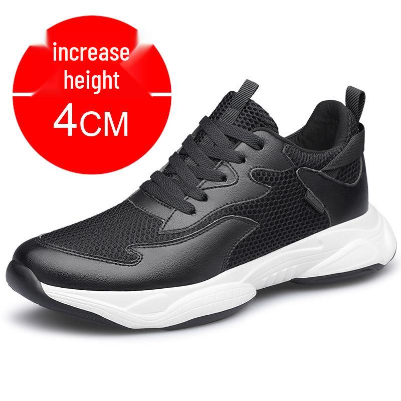 Men s Summer Invisible Height-Boosting Casual Sneakers 8cm - Trendy Korean Style Running Shoes 42