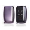KAKTUS TPU Car Key Case for Land Rover - Soft Rubber Shell with Buckle Set