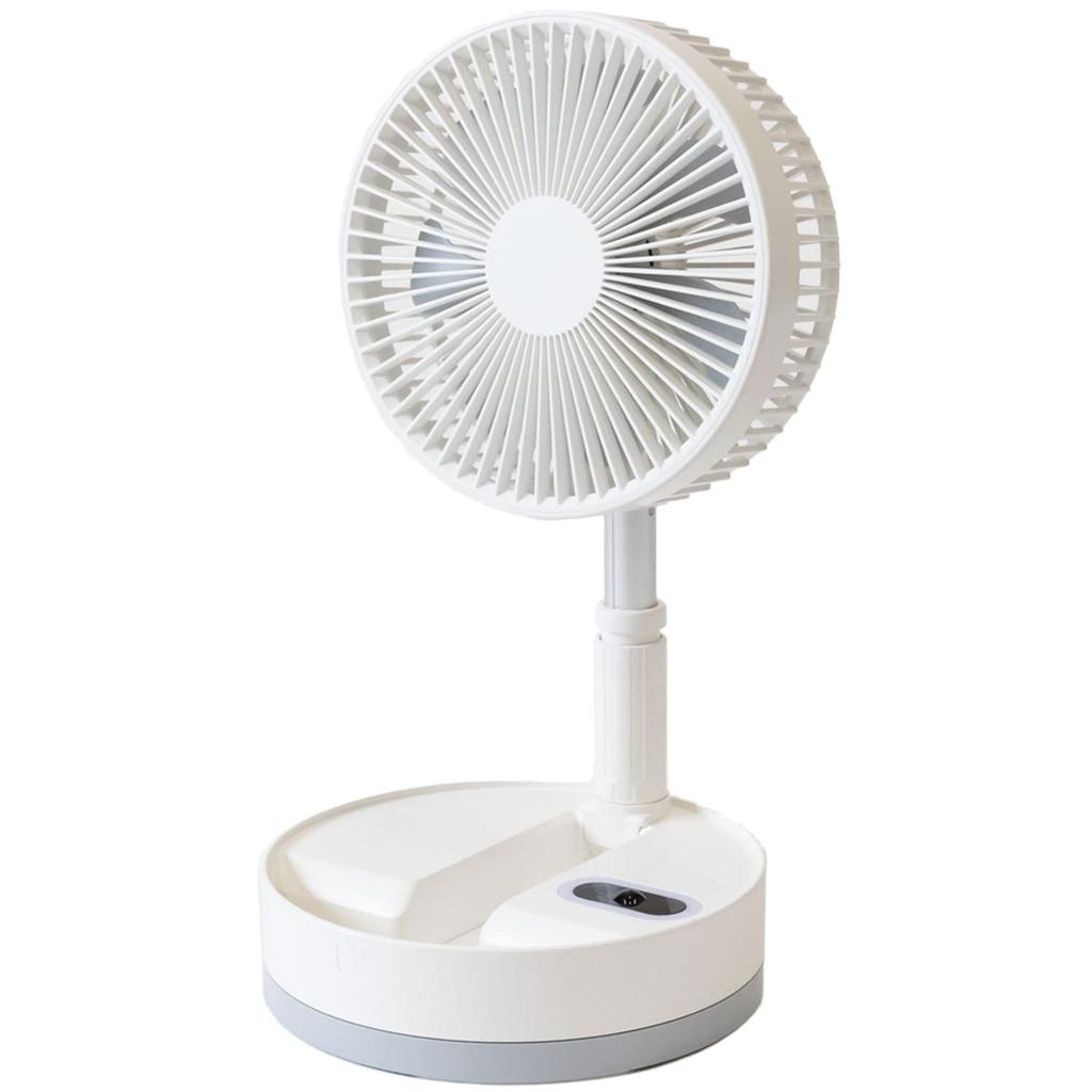Rechargeable DC Motor Folding Fan with 7 10800mAh Remote Control Included [MRG] Blades, Power,