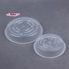 10Pcs round Flower Pot Trays Clear Plastic Plant Saucers Desktop Trash Storage Bases for Home Garden