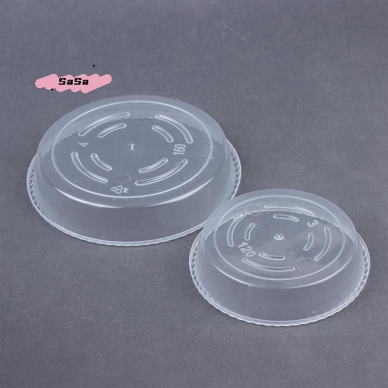 10Pcs round Flower Pot Trays Clear Plastic Plant Saucers Desktop Trash Storage Bases for Home Garden