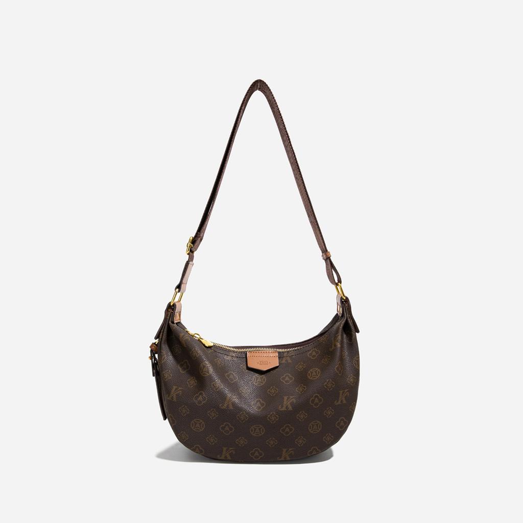 New Women's Bag Fashionable Moon Bag Single Shoulder Oblique Span Bag