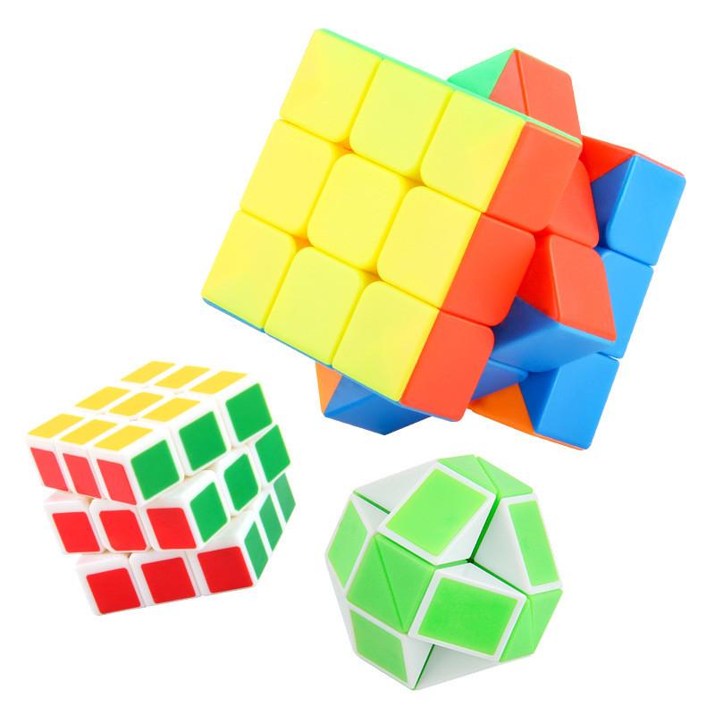 Colorful Educational Three Layer Cube For Kids Abs Material 5.7cm Speed Cube