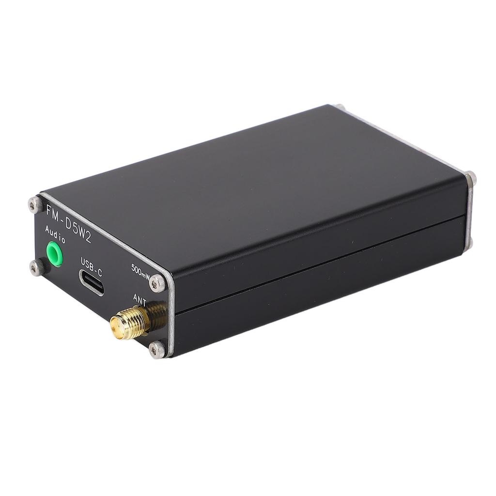 FM Broadcast Transmitter 0.5W 2KM Long Range 76‑108MHz Shortwave Sound Signal Stereo Station for Car FM Broadcast Transmitter