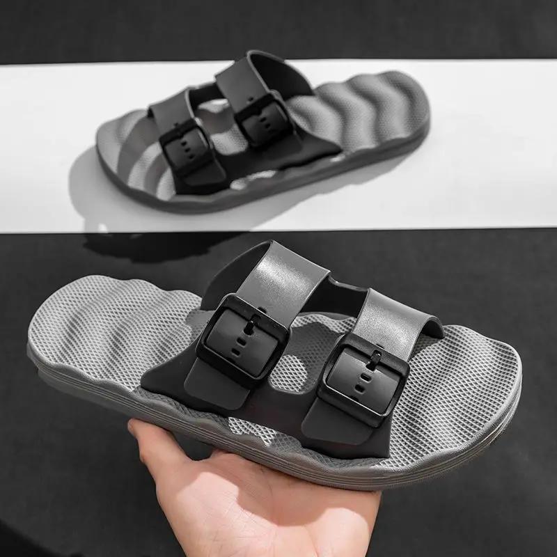 Fashion Slides Eva Pvc Platform Male Slipper Men's Shoe Designer Luxury 2025 Style Cheap Shoes Liquidation Trend Elegant Adult Fashion