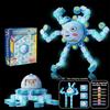 Transforming Robot Mechanical Gyroscope Toy, Transforming Robot Light-up Gyroscope Stress Relief Toy, Children's Gift