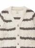 Gelato Pique Kids Baby Moco Ran Border Cardigan PKNT245412 IVR XXS