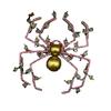 Vintage Middle Design Classic Big Spider Crystal Badges Pins For Women Men Palace Baroque Retro Insect Casual Brooches Corsage