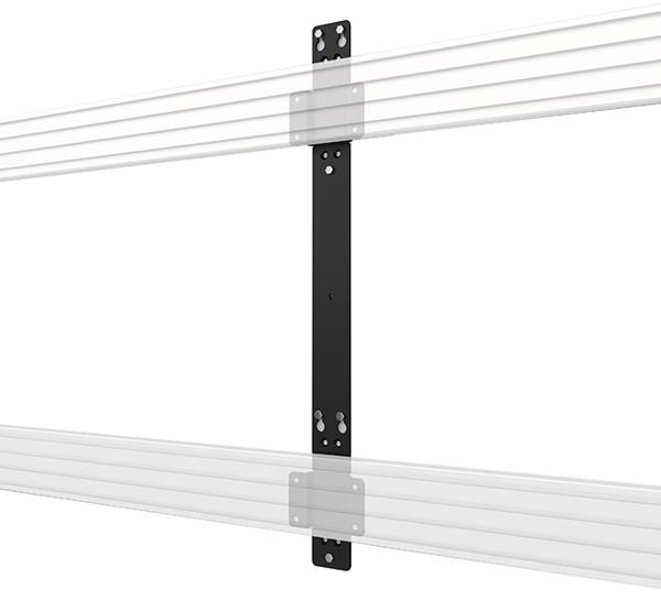 

B-Tech SYSTEM X - Double wall mount for beam - 19mm spacer BT8390-WFK3 / monitor mount, B-Tech чорний