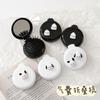 Cartoon Cute Dog Portable Folding Airbag Massage Comb and Mirror Combo