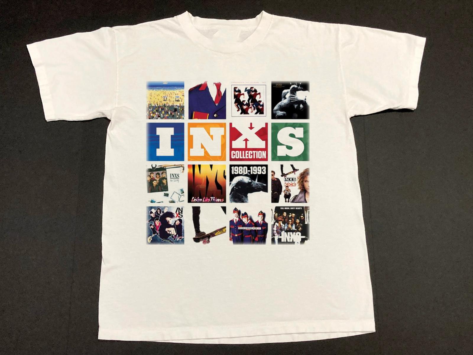 Rare Collection INXS Band Basic Gift For Fan White All Size Unisex T-Shirt S2815 S разноцветный