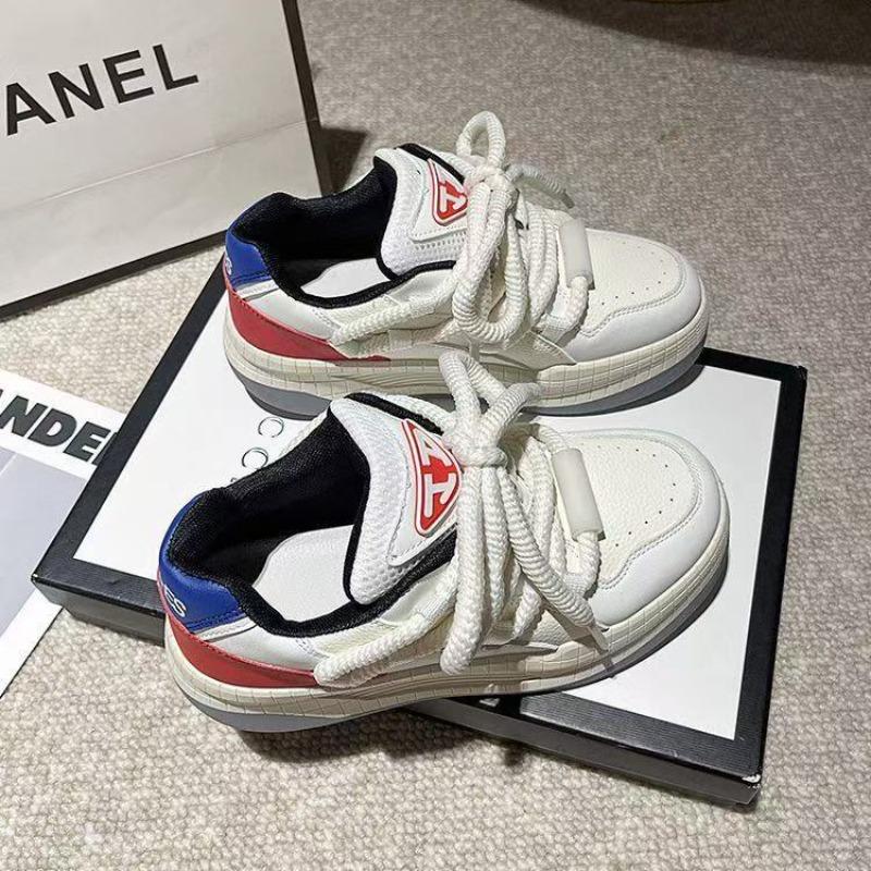 

Гонконгский стиль хлебные туфли студенческие белые туфли дышащие кеды осенние новые универсальные повседневные спортивные туфли женские 40 бежевый