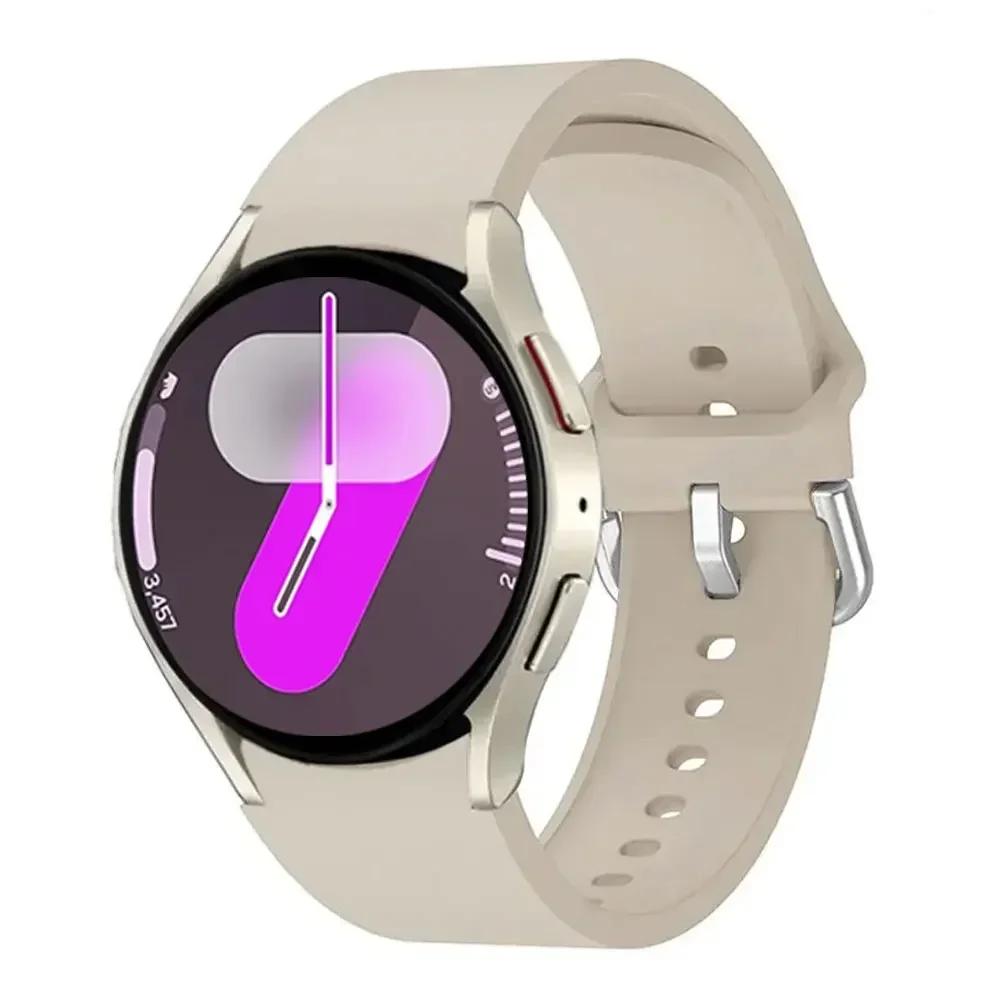 20mm Silicone Strap For Samsung Galaxy Watch 7/6/5/4 44mm 40mm Watchband For Galaxy Watch 6 4 Classic 43mm/47mm 42mm/46mm Band