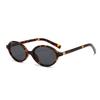 Zhang Yuanying sunglasses retro versatile plain women's sunglasses nerd oval fashion sunglasses