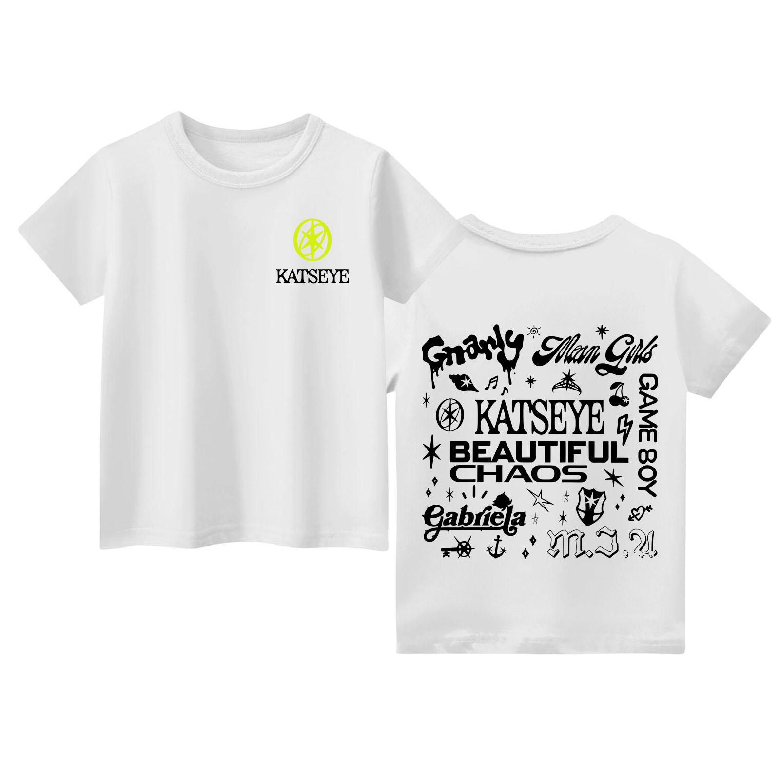 

Детская повседневная футболка с короткими рукавами и круглым вырезом с принтом, модная 150 белый