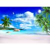 Sea Beach Mural Natural Scenery 3d Wallpaper Living Room Bedroom Ocean Beach Wallpapers Home Decor