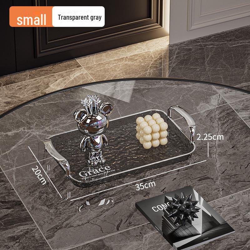 Luxury Rectangular Tray - High-End Fashion for Tea Cups & Desserts