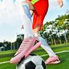 New Men Football Boots Training Adult Soccer Shoes Outdoor Non Slip Breathable Match Sport Boys Cleats Long Spikes Comfortable