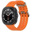 Vysoce kvalitní silikonový řemínek pro Samsung Galaxy Watch Ultra 47mm Měkký sportovní řemínek pro Samsung Galaxy Watch7 Ultra Příslušenství pro chytré hodinky
