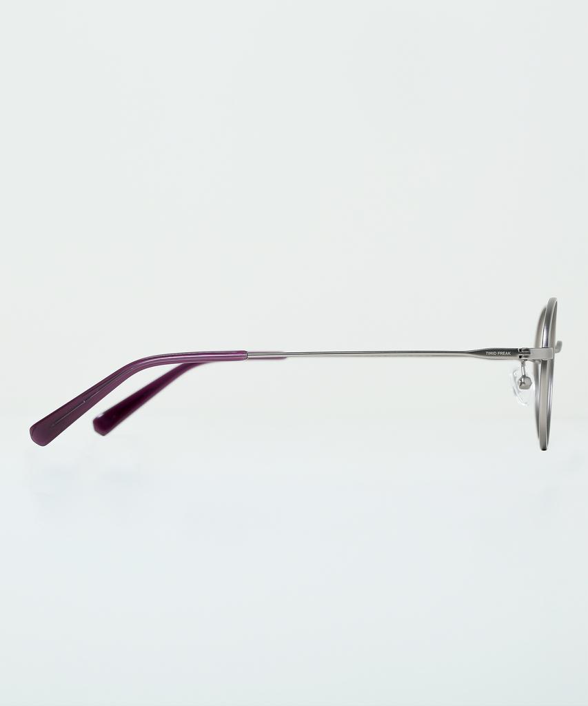 Timideupeulikeu Puni Gunmetal Titanium Glasses