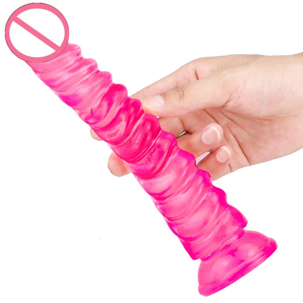 Transparent Dragon Scale Crystal Dildo & Anal Plug for Men and Women