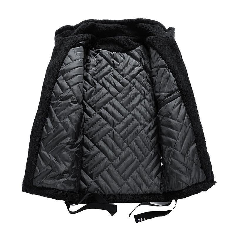 Japanese Trend Lamb Wool Cotton Clothes Winter New Austrian Velvet Thickened Cotton-padded Jacket Padded Couple Sweater