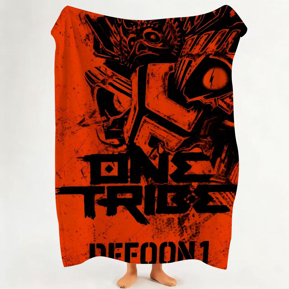 

Music D Defqon0.1 Throw Flannel Throw Blanket Suitable for Sofa Living Room Bedroom 75cmx90cm