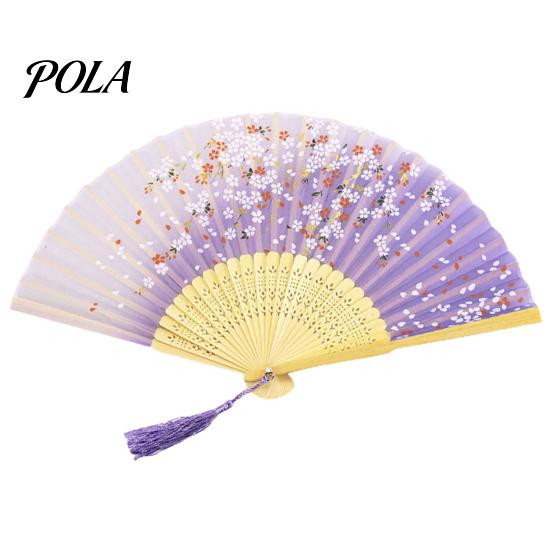 High Gloss Fan Bone Chinese Style Silk Folding with Tassels Elegant Craftsmanship Exquisite Strong And Flexible Bamboo Perfect Party Ornaments Erqing