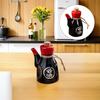 Cooking Leakproof Oil Bottle Vinegar Dispenser Porcelain Seasoning Container Spice