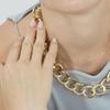 Collier - LUXENTER - Moba - Finition or jaune 18 carats - 45+5 cm - Fermoir mousqueton