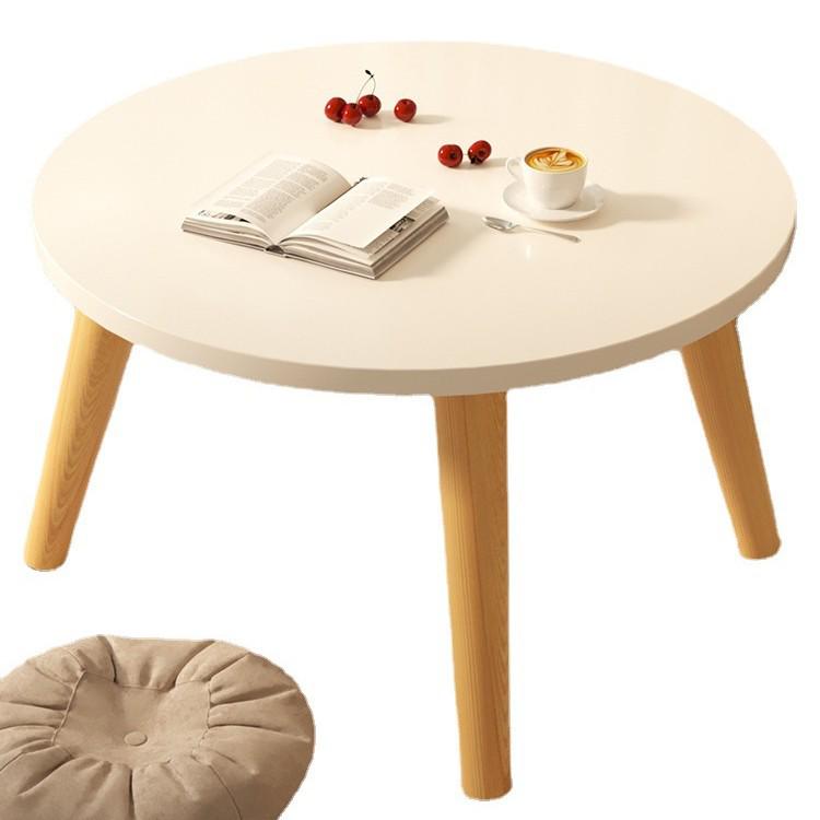 Round Coffee Table - Small, Stylish, Minimalist Side Table for Home, Balcony, or Sofa.