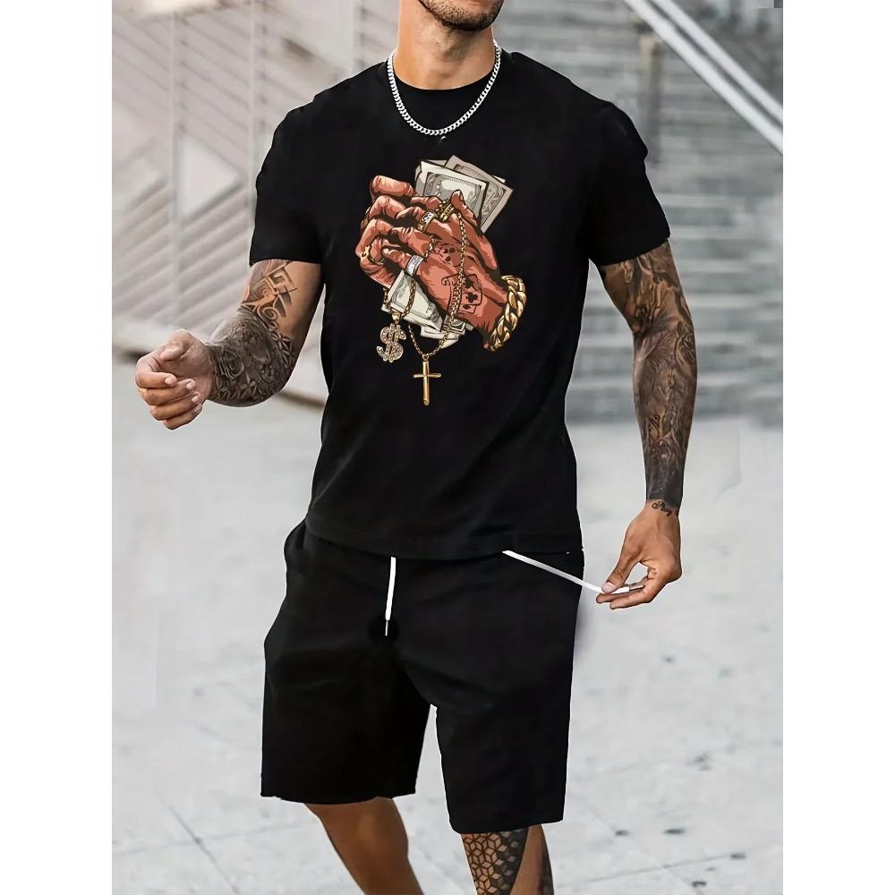 

Men s Summer Short Sleeved T-shirt 100% Cotton High Street Loose Men Clothing Redtube Kid Cudi Harajuku S чёрный