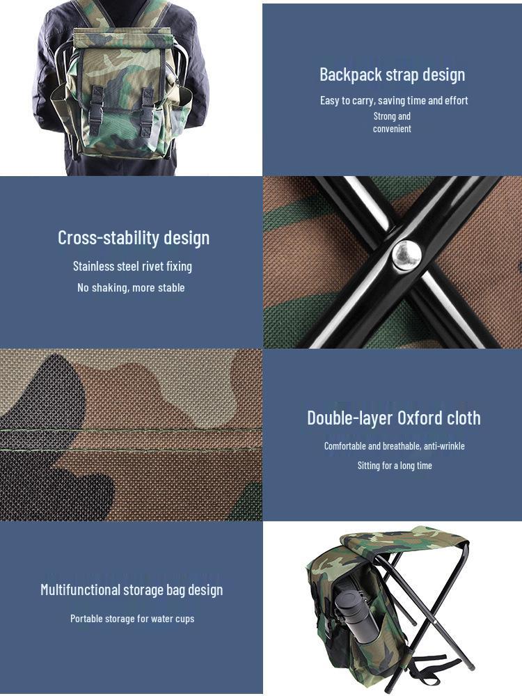 Yangguang Portable Folding Backpack Chair for Outdoor Activities