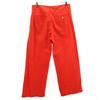 Calças de algodão pós-tingidas Y's made in Japan 3 Vermelho Masculino Usado