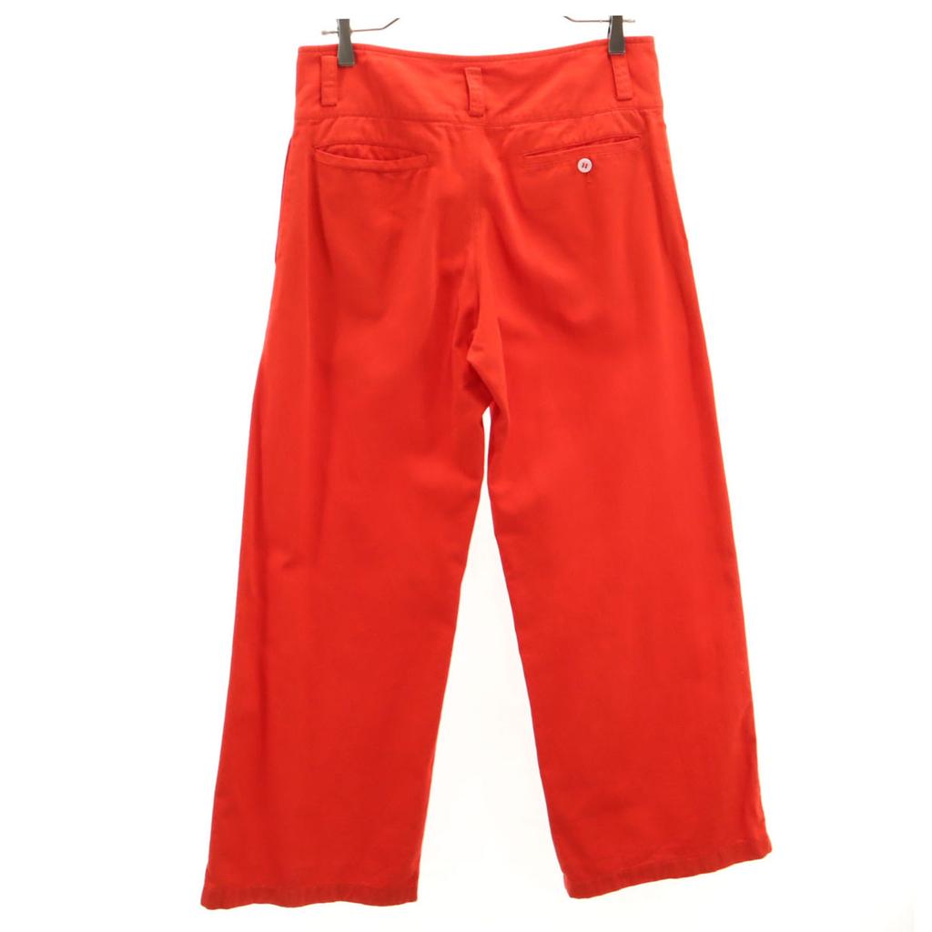 Y's Made In Japan Post-dyeing Cotton Pants 3 Red Men's Used