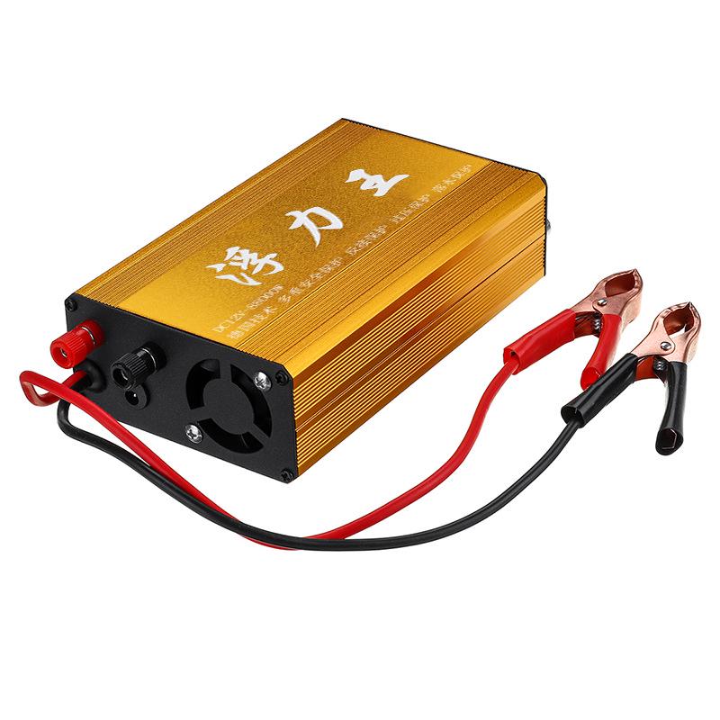 12V High-Power Yellow Back-Mounted Inverter with 99000W Battery Booster