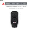New Tpu Car Remote Key Case Cover Shell Fob For Subaru Brz Xv Forester Legacy Outback Key Chain Auto Accessories Protected