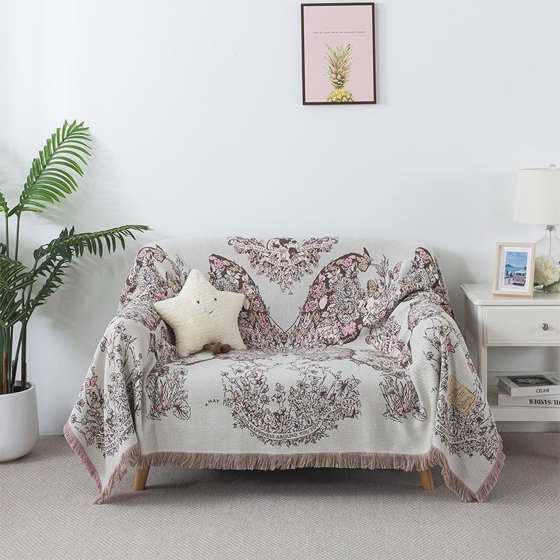 Four Layer Pure Cotton Gauze Air Conditioning Blanket Household Sofa Towel Office Multifunctional Sofa Blanket