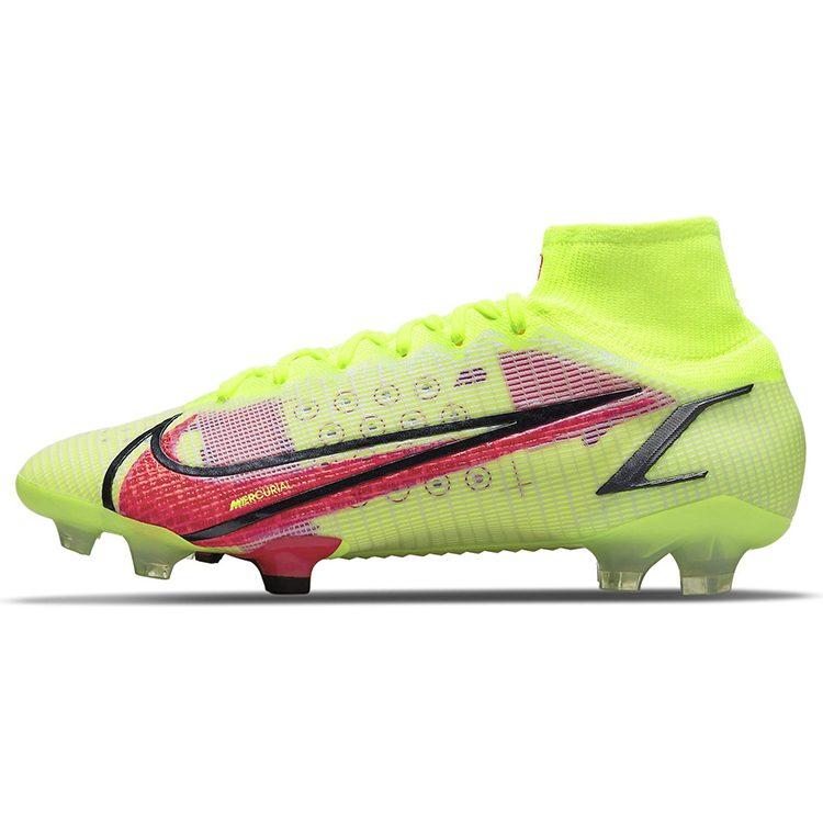 Nike Mercurial Superfly 8 FG Firm Ground Fabric Cushioning Slip Resistant Abrasion Resistant Soccer Shoes Unisex CV0958-760