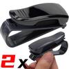 Auto Sun Visor Glasses Box Sunglasses Clip Card Ticket Holder Stand Universal Fastener Case Eyeglasses Car Accessories