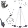 2 Pack Hanging Door Bouncing Mouse Cat Toy