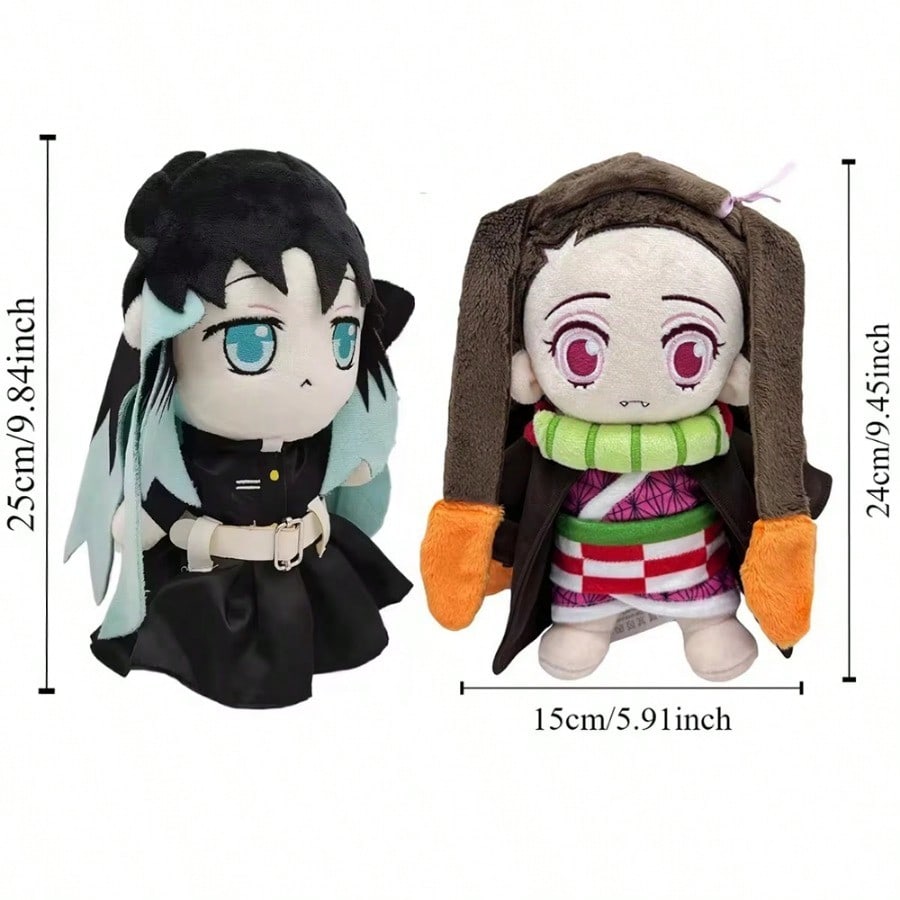 אנימה להב השדים קמאדו נזוקו וטוקיטו מויצ'ירו בובות קטיפה סדרת קוספליי צעצועי קטיפה למתנות חג המולד וליום הולדת