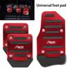 3PCS/Set Car Brake Pedal Covers Set Non-slip Auto Gas Brake Foot Pedal Pad Universal Automatic Foot Treadle Covers Auto Interior