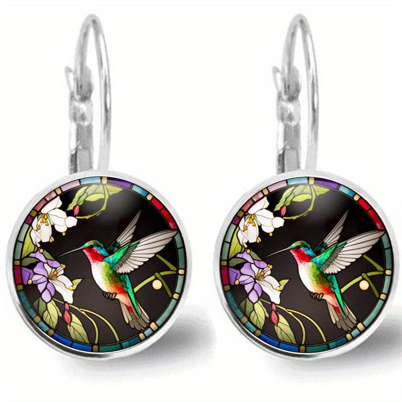Fashion Earring Y2K Vintage Marigold Time Gem Flower Ear Buckle