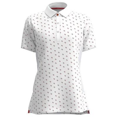 Forelson Damen/Damen Varah gemustertes Poloshirt mit Knöpfen