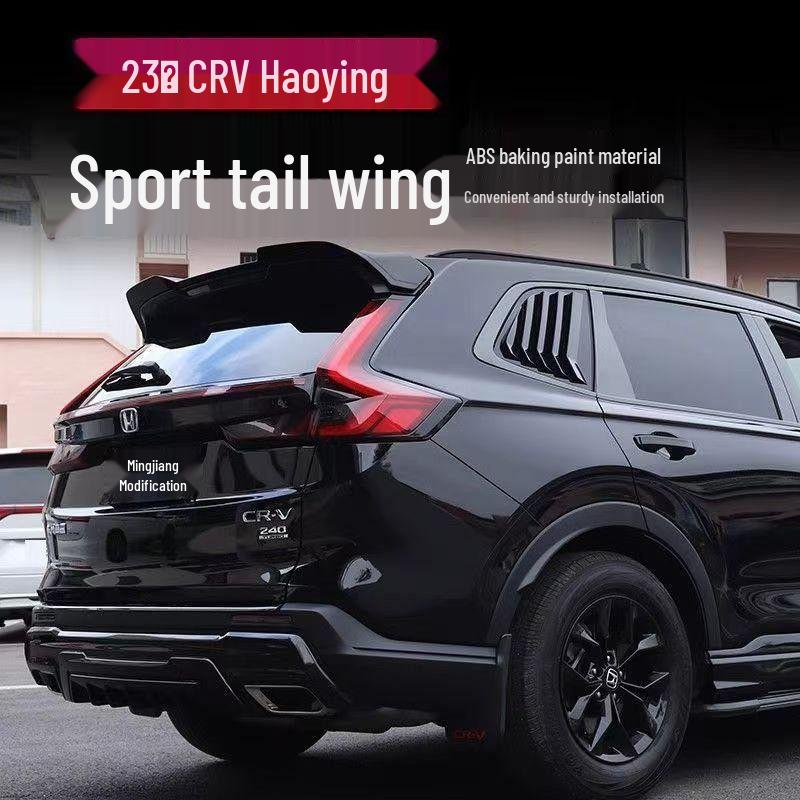 

Honda CRV 2023-2025 Rear Roof Spoiler, No-Drill Gurney Flap Decoration Unpainted