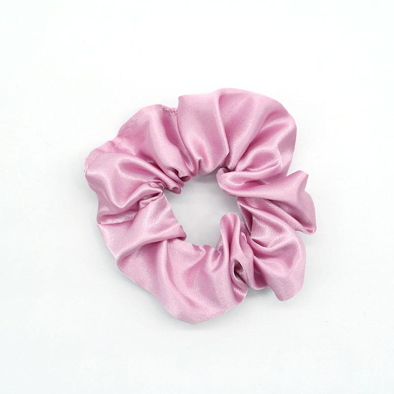 Vintage French Satin Silk Hair Tie - Retro Versatile Accessory