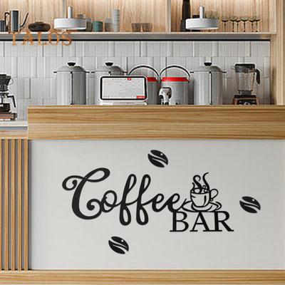 Metal Coffee Bar Sign Rustic Wrought Iron Coffee Bar Hanging Wall Decor Easy To Install Exquisite Workmanship Coffee Wall Art