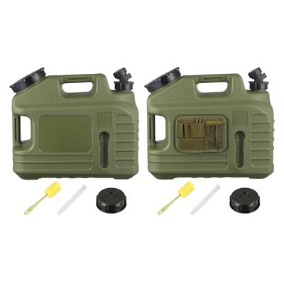 13L Water Storage Container with Spigot Water Dispenser Carrier Large Capacity Water Storage Tank for Vehicle Car Camping