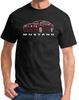 2010-14 Ford Mustang Hardtop Neon Design Full Color Tshirt